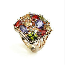 Moda anillo de oro anillos de diamantes anillo de boda joyería nupcial OSFR0020